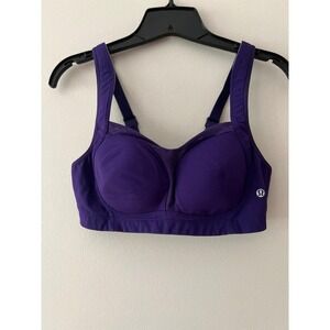 Lululemon Ta Ta Tamer II Sports Bra Power Purple Medium